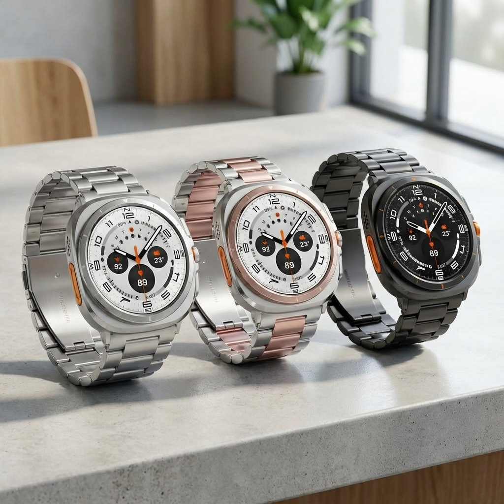 Roestvrijstalen Horlogeband 47mm Smartwatch Metalen Bandje Premium Finish Verstelbaar Polsband Elegant
