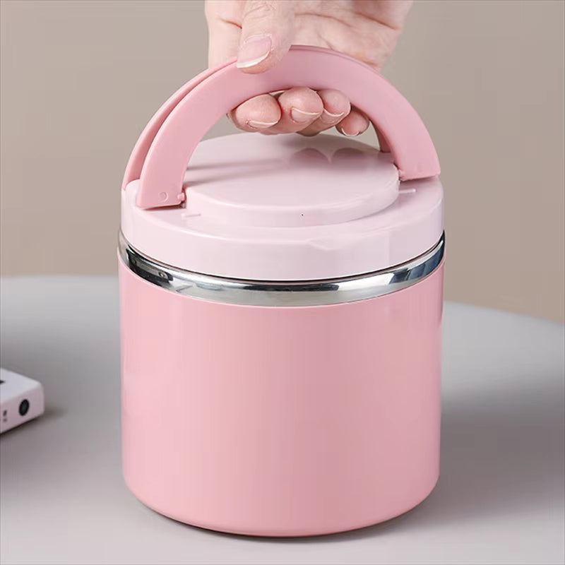 Thermos Voedselcontainer RVS Lekvrij 630ml of 1000ml Dubbelwandig Geïsoleerd Warm Koud Onderweg