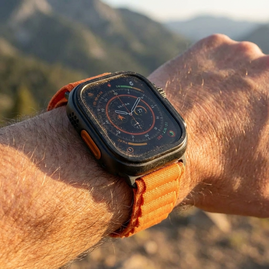 Beschermende Smartwatch Behuizing 360° Volledig Titanium Leder Serie 11 10 42mm 46mm Zwart Rosé Goud
