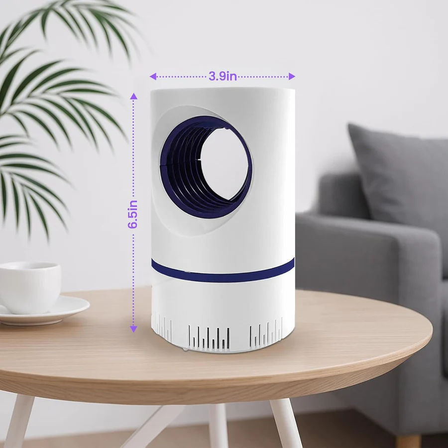 UV-Licht Insectenval Elektrisch - Muggenbestrijding Binnen & Buiten - Veilig voor Gezin en Huisdieren - Stil & Chemicaliënvrij - USB-Voeding - Energiezuinig