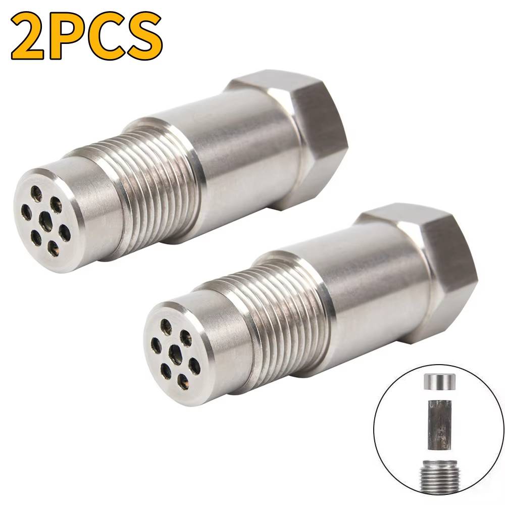 O2-Sensor Adapter met Mini-Katalysator RVS M18x1.5 Uitlaatsysteem CEL-Eliminatie voor Auto Motorsport