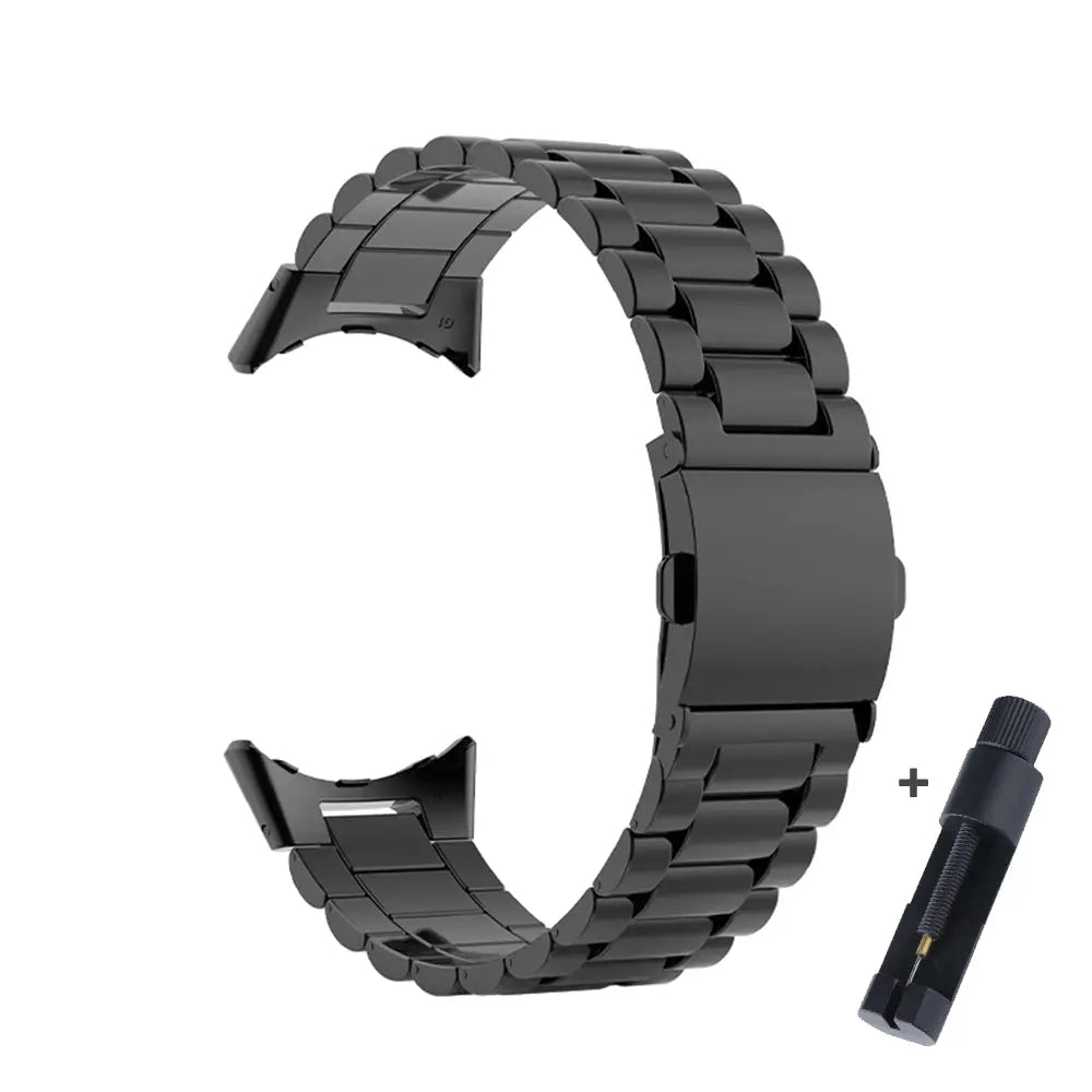 Roestvrijstalen Horlogeband Voor Smartwatch 41mm 45mm Premium Metalen Bandje Verstelbaar Stijlvol Polsband