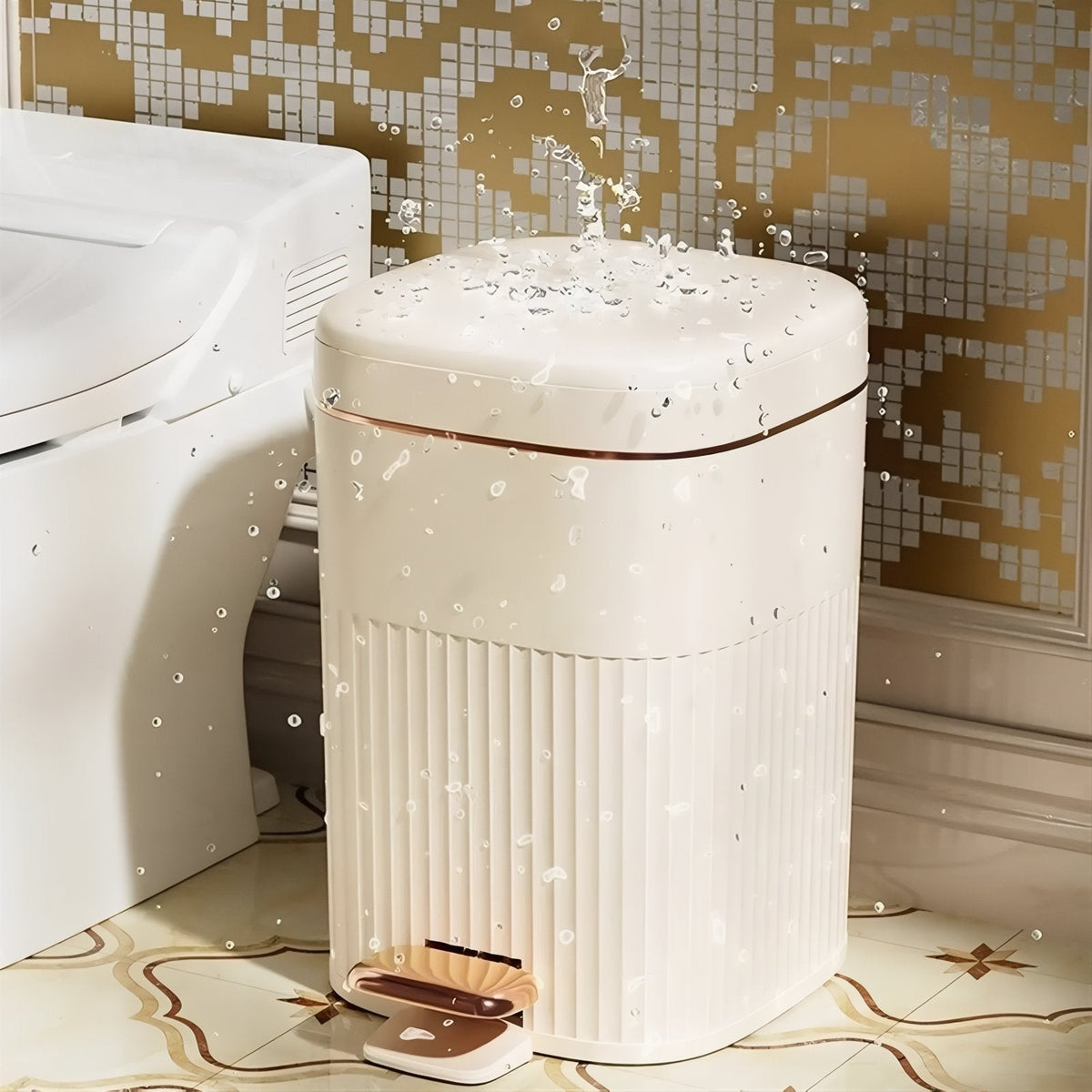 Pedaalemmer met Elegant Design – Hygiënische Afvalbak voor Badkamer en Keuken