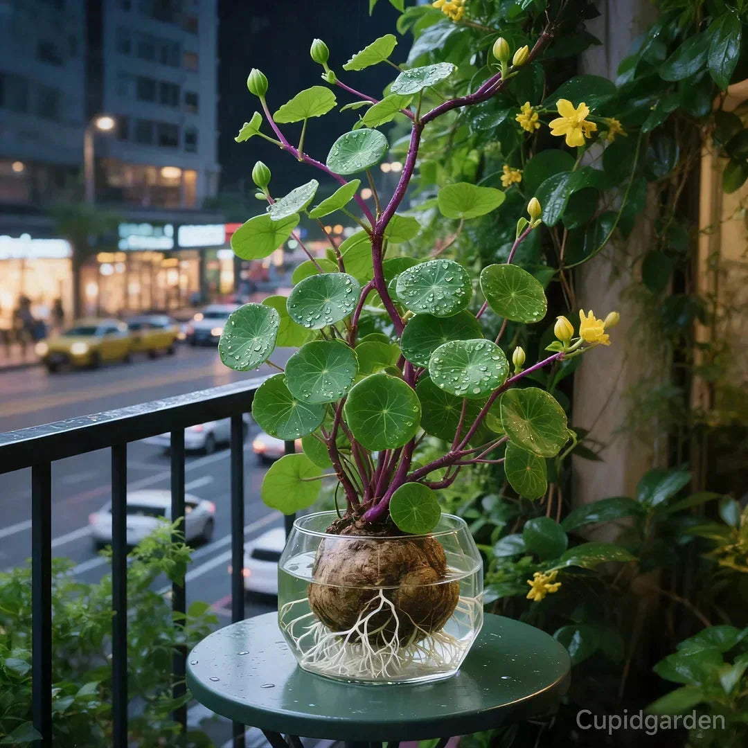 Stephania Erecta Kamerplant - Onderhoudsvriendelijke Sierplant met Uniek Caudex voor Woonkamer, Kantoor of Vensterbank