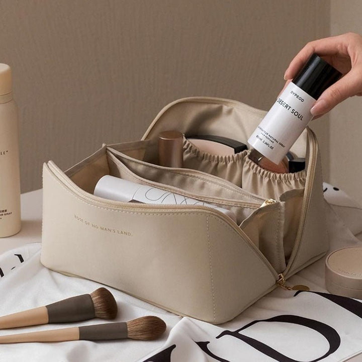 Cosmetica Organizer Tas met Vakken | Reis Make-up Toilettas voor Dagelijks Gebruik Onderweg en Thuis