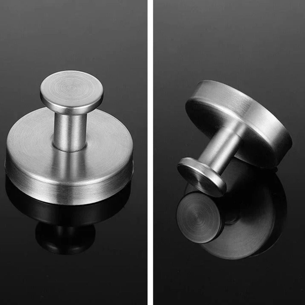 Zuignap Wandhaken Set 4 Stuks Zonder Boren Mat Zwart Goud Zilver Badkamer Keuken Handdoek Organizer Houder