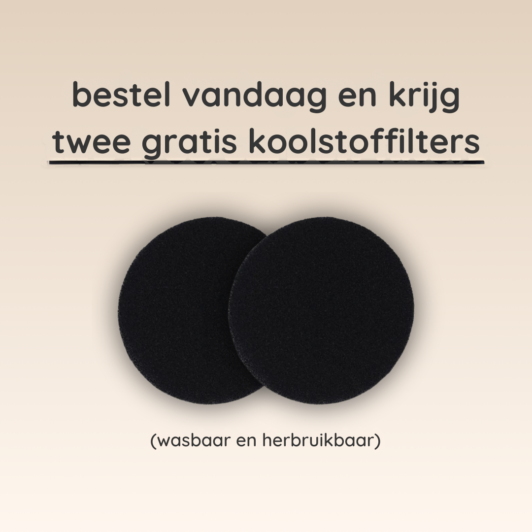 Compacte Rookfilter voor Schone Lucht zonder Geuren - Draagbaar USB Luchtfiltersysteem