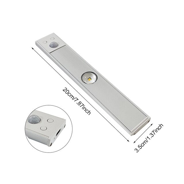 Draadloos Led Armatuur Met Bewegingssensor Oplaadbaar Dimbaar Binnen Plafondlamp