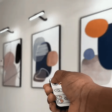 Draadloze LED Schilderijverlichting - Oplaadbare Wandlamp voor Kunst & Foto’s