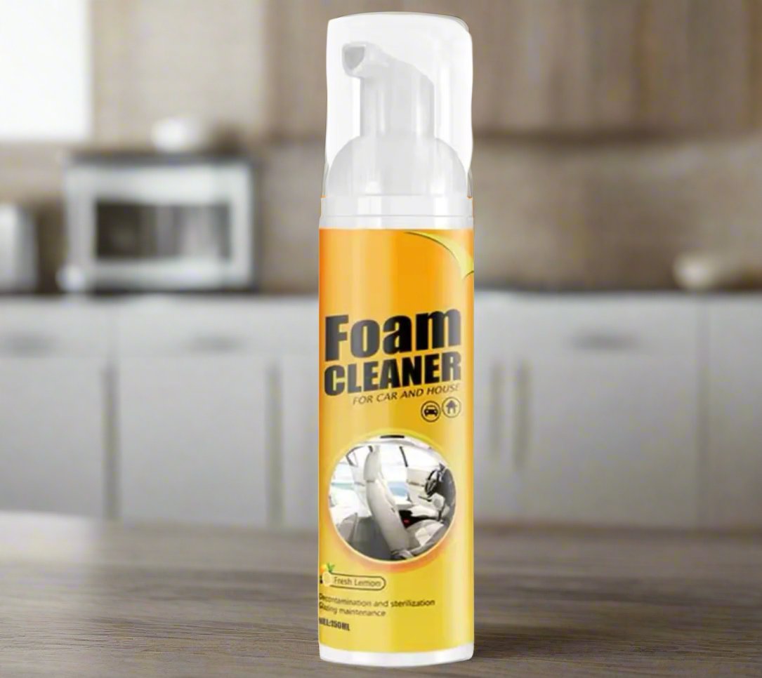 Allesreiniger Schuimspray 150ml - Effectieve Vlekverwijderaar voor Huis & Auto met Citroengeur