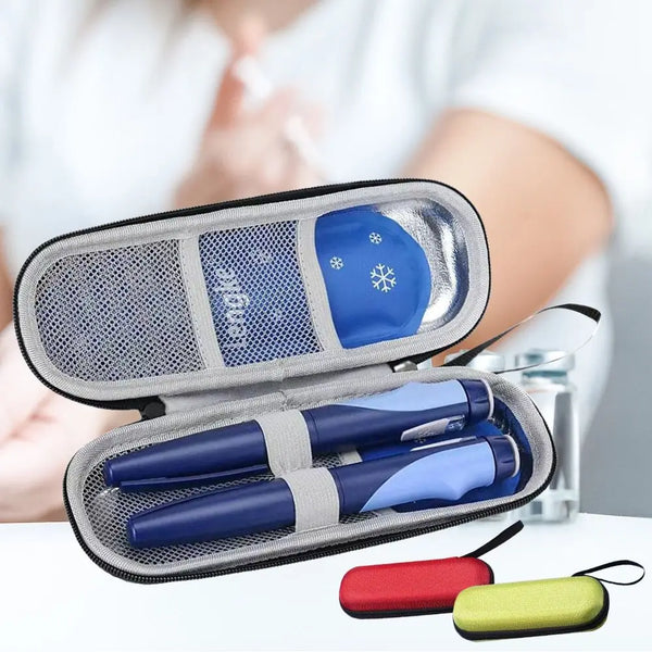 Medicijn Koeltas met Gelpack 20x7,5cm Reizen Temperatuurbewaring Medicatie Transport Isolatie Compact