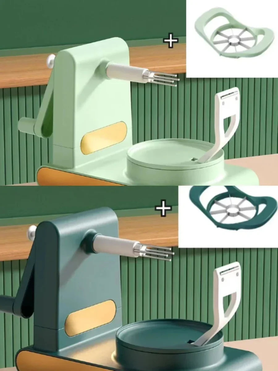 Handmatige Groenteschiller met 3 Verwisselbare Messen - Voedselveilig & Ergonomisch