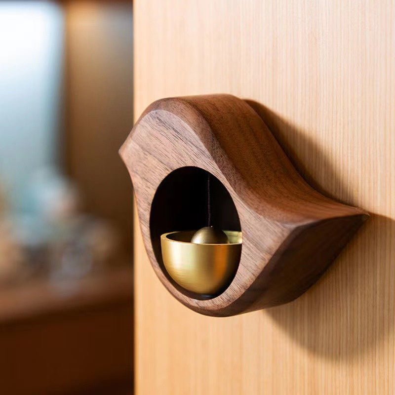 Houten Deurklokje met Rustgevende Klank - Decoratief Windgong-Ornament voor Deur of Muur
