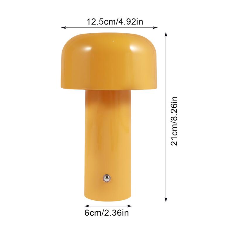 Oplaadbare LED Tafellamp Paddenstoel Design Draadloos Dimbaar Sfeerlicht Woonkamer Slaapkamer Eetkamer