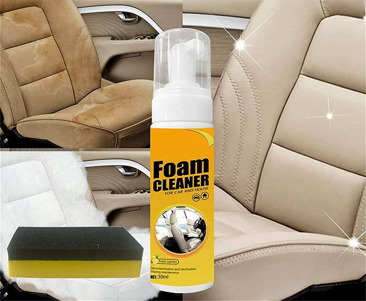 Allesreiniger Schuimspray 150ml - Effectieve Vlekverwijderaar voor Huis & Auto met Citroengeur