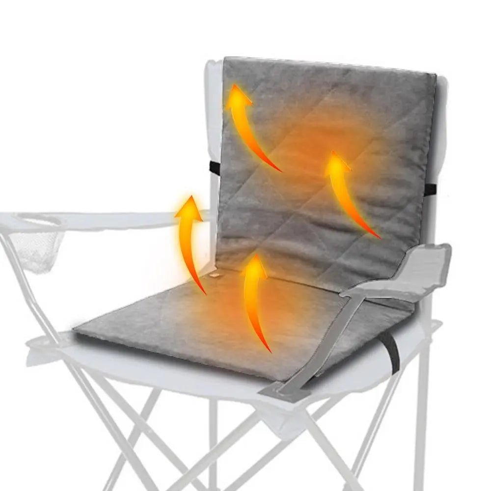 Opvouwbaar Verwarmingskussen 3 Temperatuurstanden USB Stoelverwarming voor Outdoor Kantoor Thuis Reizen Camping