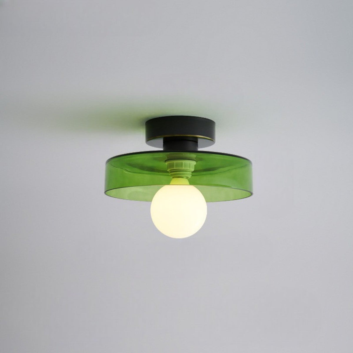 Plafondlamp Geometrisch Ø24cm Messing Glas Koper G9 Fitting Hal Slaapkamer Eetkamer Verlichting Interieur