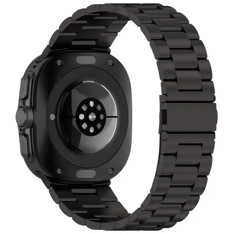 Roestvrijstalen Horlogeband 22cm Verstelbaar Schakelband Metaal Smartwatch Polsband Universeel Compatibel