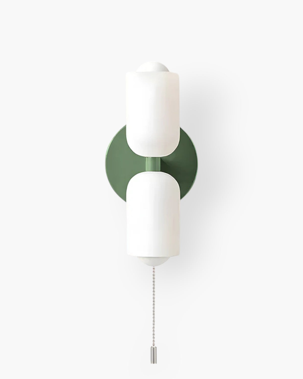 Wandlamp met Dubbele Glazen Kappen voor Slaapkamer en Woonkamer - E27 Wandverlichting