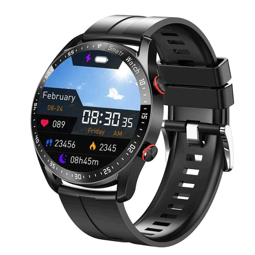 Smartwatch met Lautsprecher, Bluetooth en Fitnessfuncties - Luxe Design voor Sport en Dagelijks Gebruik