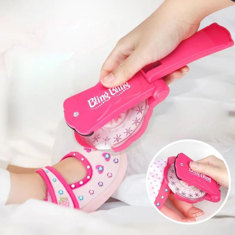 Haarstempel met Steentjes voor Kinderen 180 Kleurrijke Edelstenen Glitter Haaraccessoire Decoratie Set