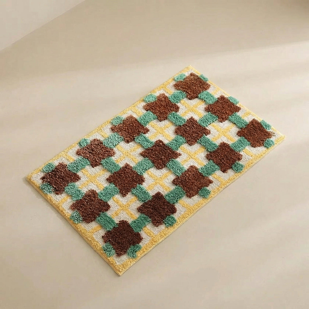 Marokkaanse Badmat Antislip met Sneldrogende Oppervlak - Zachte Badkamermat 40x60cm 50x80cm 60x90cm