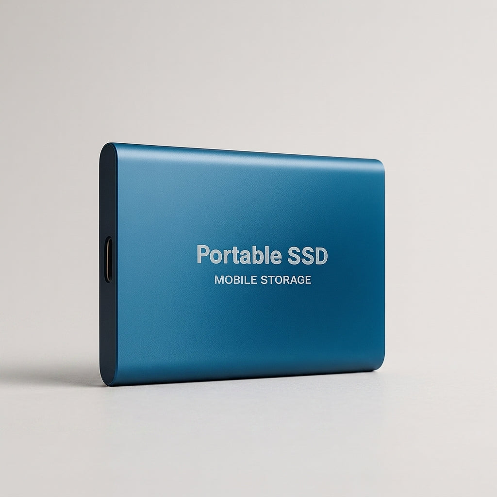 Draagbare SSD USB-C 3.1 1TB 2TB 4TB Snel Compact Zwart Blauw Rood