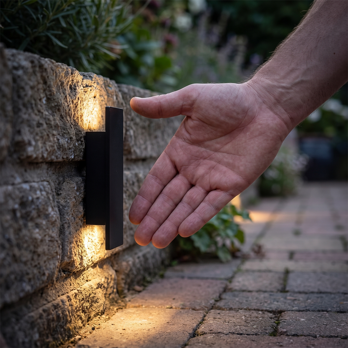 Wandlamp Buiten 2W Klein 5,4x9,7 cm LED IP65 Aluminium Wit Zwart