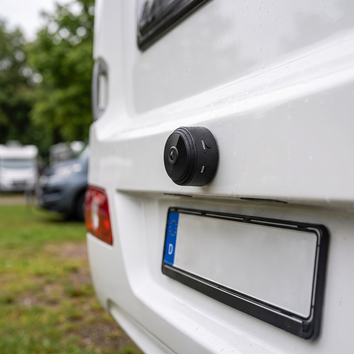 Achteruitrijcamera Caravan Draadloos Magneethouder 150° Nachtzicht App