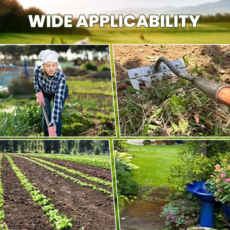 Tuinhark Kop Koolstofstaal 5-8 Tanden Verwisselbaar Systeem voor Gazon Onkruid Bodembewerking Tuinonderhoud