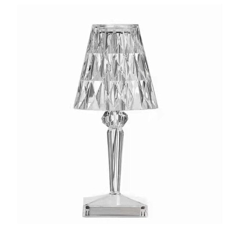LED Kristal Tafellamp - Draadloze Touch Lamp met Diamant Design & Sfeerverlichting