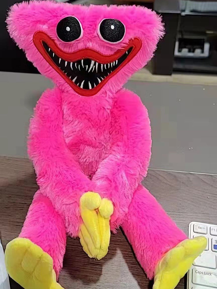 Knuffel Fantasiefiguur 40cm Zacht Gevuld Pluche Speelkameraad Kinderkamer Decoratie Blauw Rood Knuffeldier