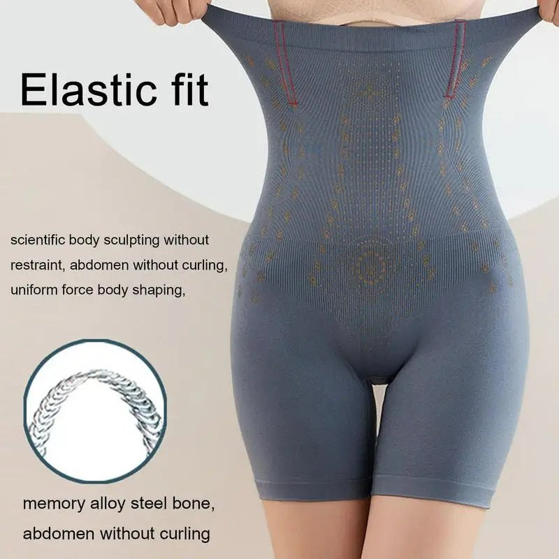 Corrigerende Short Hoge Taille Dames Shapewear Buikcontrole Onderbroek Naadloos Stretch Comfortabel Zwart