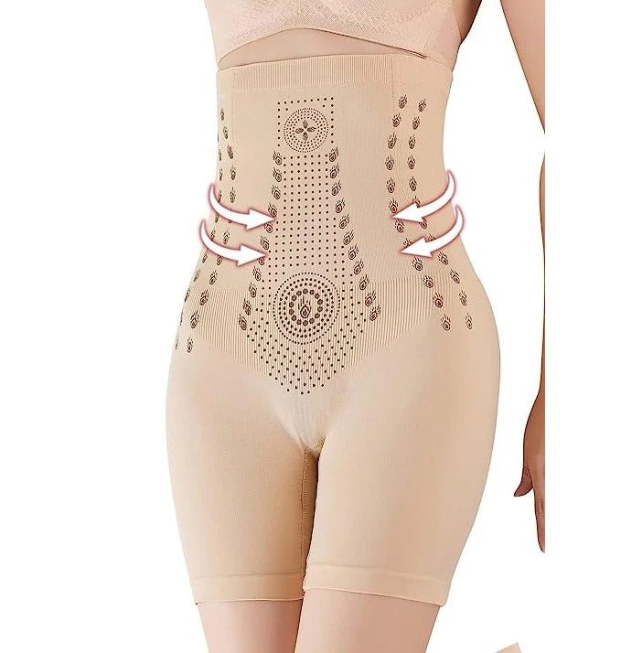 Corrigerende Short Hoge Taille Dames Shapewear Buikcontrole Onderbroek Naadloos Stretch Comfortabel Zwart