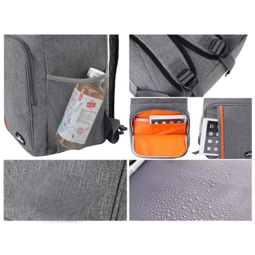 Geïsoleerde Koelrugzak 18L 30L Lekvrij Waterdicht voor Picknick Camping Wandelen Strand Festivals Outdoor