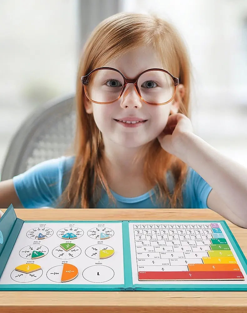 Educatieve Breuken Puzzel met Magnetische Stukken - Wiskundige Leermethode voor Kinderen