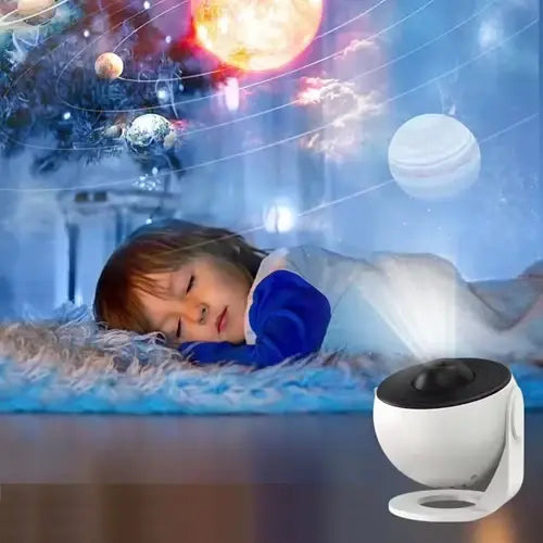 Galaxyprojectie Sterrenhemel Projector met Verwisselbare Schijven - Ruimtevisualisatie voor Kinderen en Volwassenen