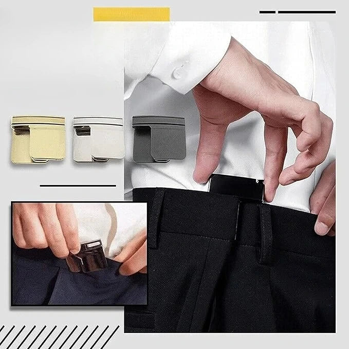 Verstelbare Riemsluiting - Elegante Clip-On Gesp voor Perfecte Pasvorm - Bevestig Zonder Riem in Seconden