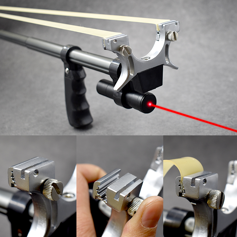 Telescopische Katapult met Laservisier - Krachtige Precisiekatapult voor Outdoorgebruik