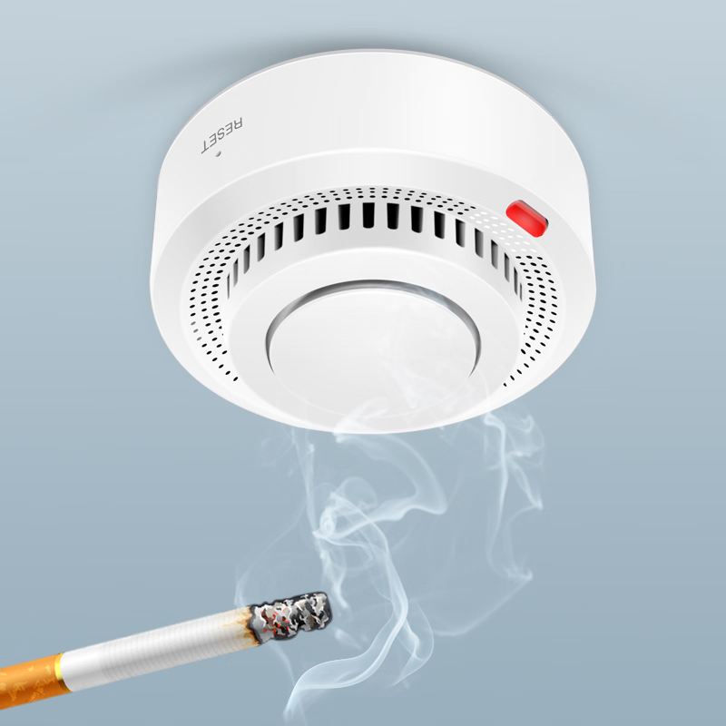 Slimme WiFi Rookmelder met Warmtesensor Bluetooth Indoor Plafond of Muurbevestiging | Smart Rookdetector Tuya App Plafondmontage Brandbeveiliging Alarm 85dB