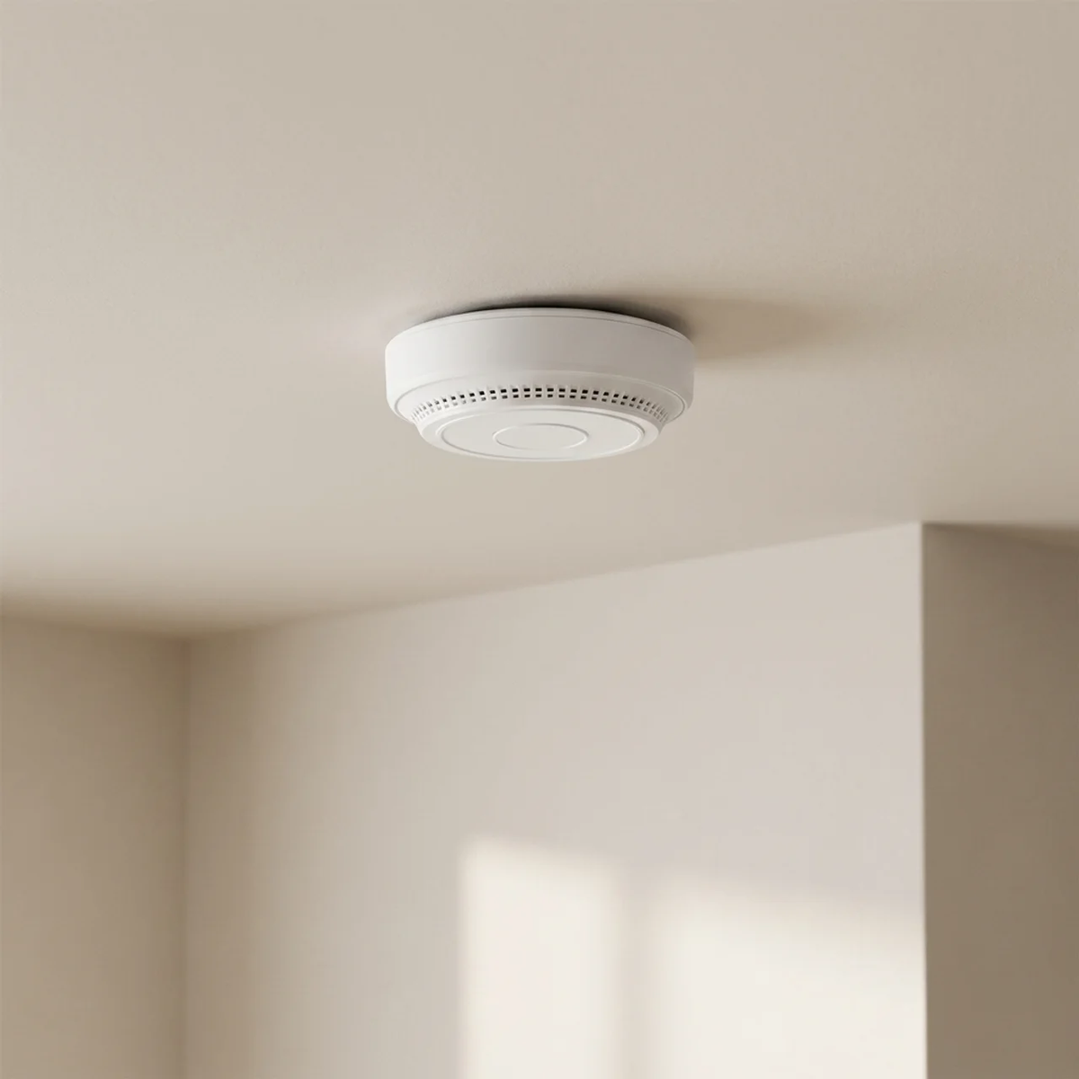 Slimme WiFi Rook- en Hittemelder met Bluetooth Koppeling en 85dB Alarm voor Binnen