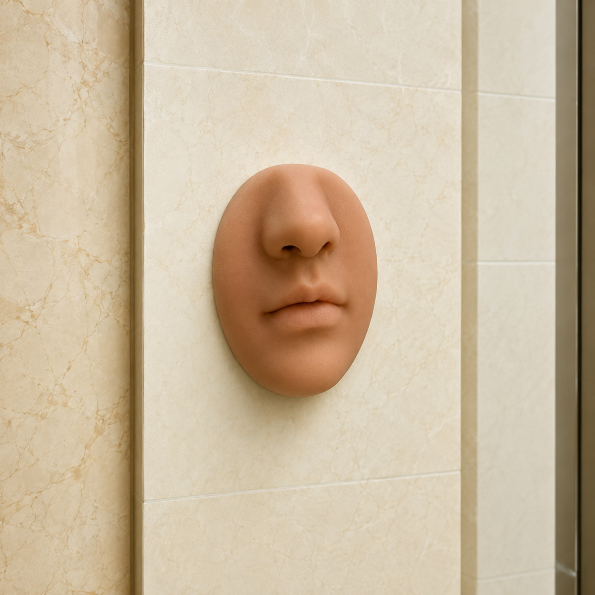 Humoristische Neuszeeppomp - Wandmontage Zeepverdeler met Realistisch Neusontwerp voor Grappige Sfeer