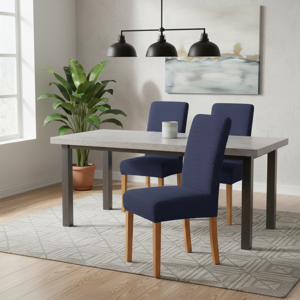 Fluwelen Stoelhoezen Set Eetkamerstoelen Stretch Elastische Beschermhoes Stoel Eetkamer Interieur Decoratie