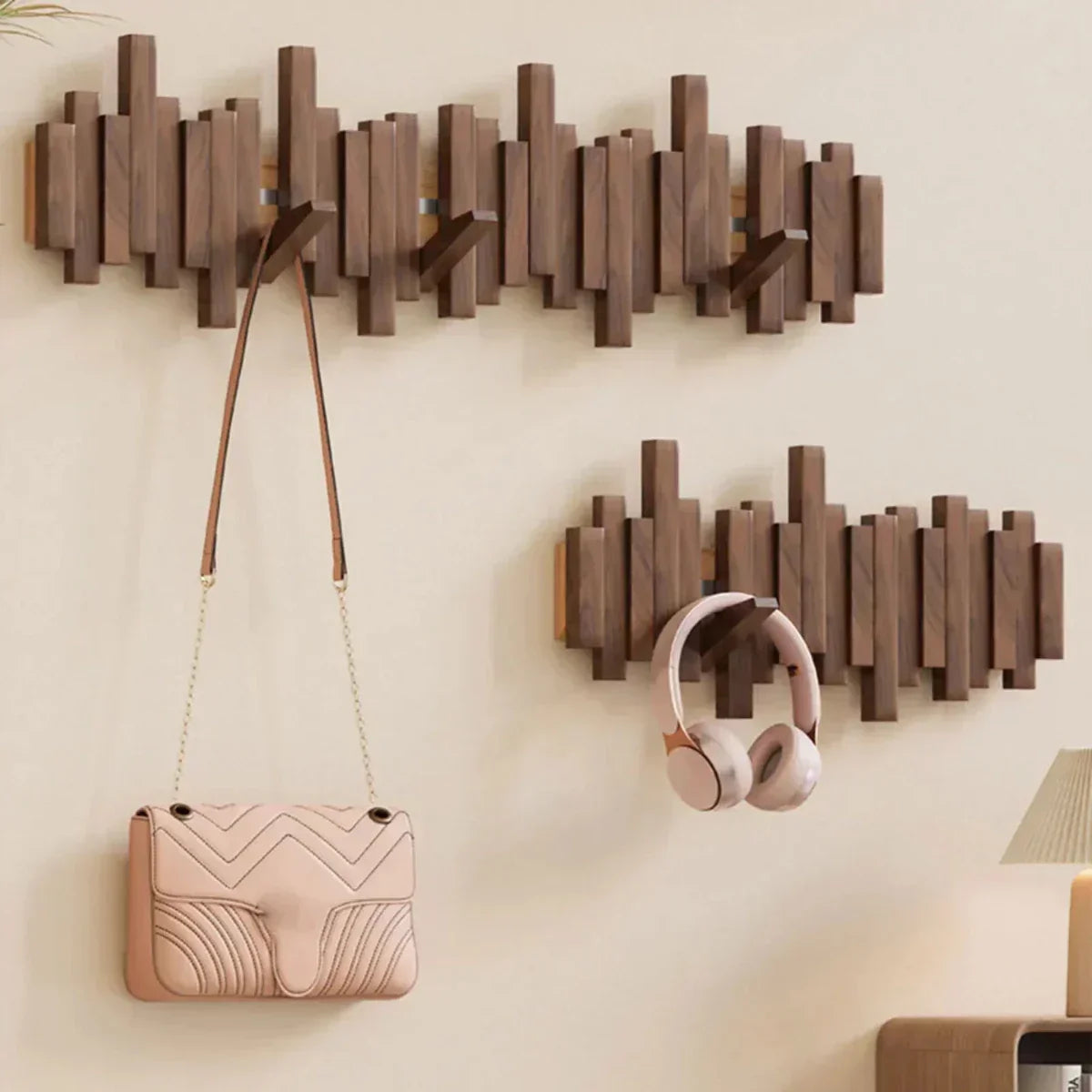 Houten Wandhaak van Pianohout - Minimalistische Wandhaak voor Hal & Interieur