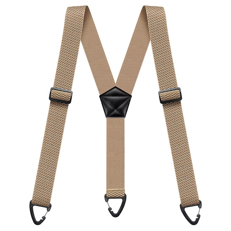 Verstelbare Bretels Heren X-Rug Y-Vorm Elastisch 3,5cm Breed Metalen Clips Werkkleding Casual Formeel