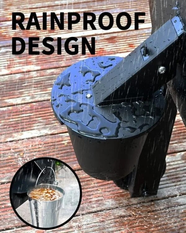 Vetopvangbak BBQ met Afsluitdeksel en Herbruikbare Liner 1.6 inch Vierkant voor Grill en Pellet Smoker