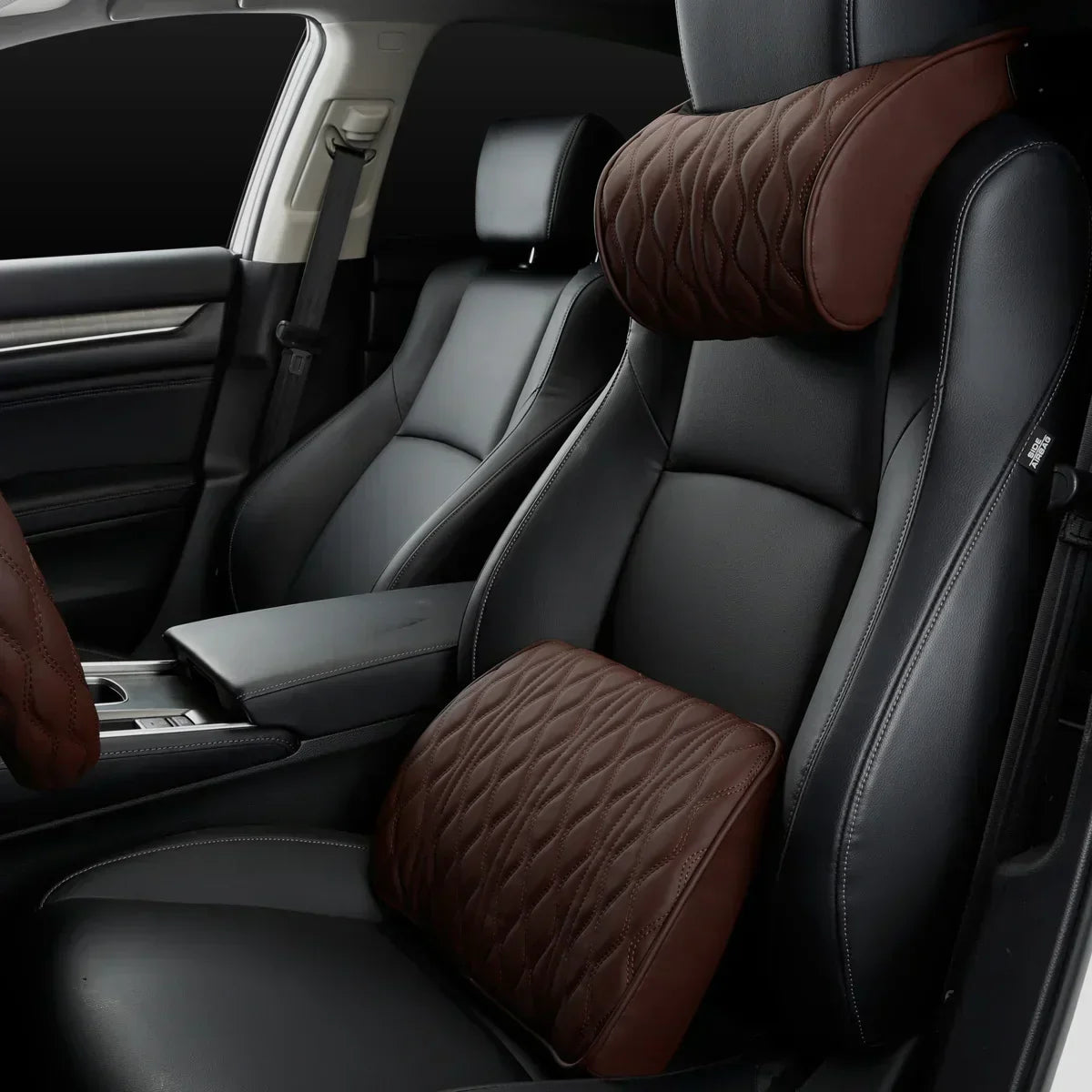 Ergonomische Autokussen Set voor Nek en Rug - Memory Foam Ondersteuning voor Lange Ritten en Dagelijks Gebruik