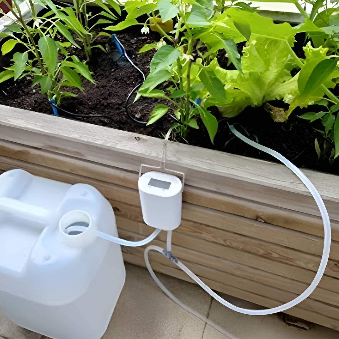 Automatische Waterpomp Timer Planten Irrigatie Systeem USB Oplaadbaar LCD Display 2-8 Potten Tuinbewatering