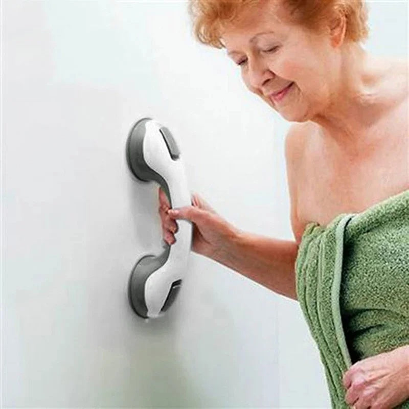 Veiligheidssteun voor Badkamer met Zuignappen - Antislip Handgreep voor Douche & Bad