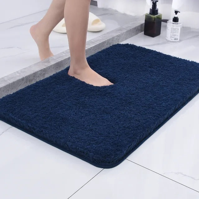 Luxe Pluche Badmat Antislip Zachte Microvezel Absorberend voor Douche Badkamer WC